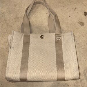 Lululemon Athletica Cream Tote Bag